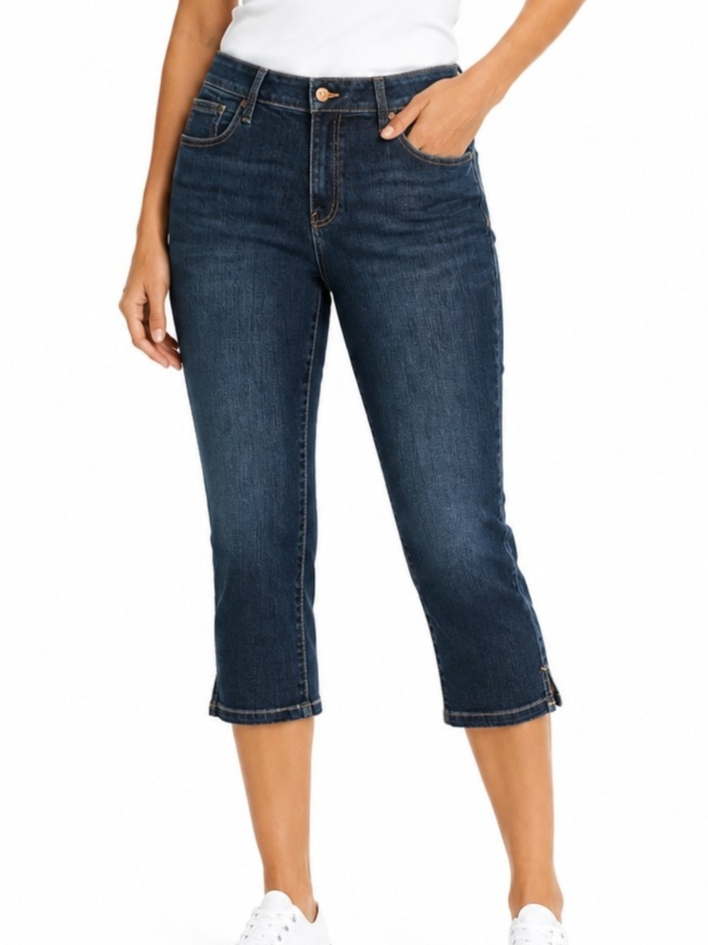 Maurices Dark Blue Skinny Capri Jeans NWT